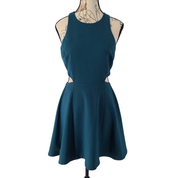 Elizabeth and James Emorie dress teal Size 8 Cocktail Party Holiday Going out - Picture 4 of 10